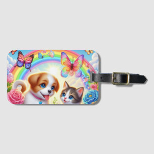Étiquette À Bagage Petit chiot/chiot/chaton
