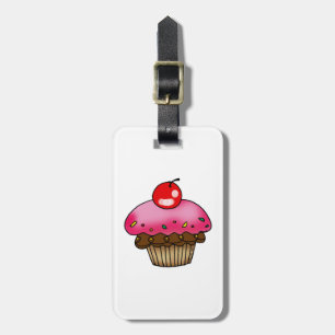 Étiquette À Bagage petit gâteau de cerise