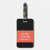 Étiquette À Bagage Petit Monstre (Personnalisable) (Dos Vertical)