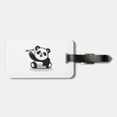 Étiquette À Bagage petit panda mignon (Dos horizontal)