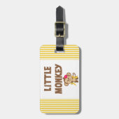 Étiquette À Bagage Petit singe (fille) (Devant Vertical)