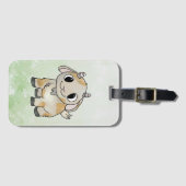 Étiquette À Bagage petite chèvre   (Devant Horizontal)