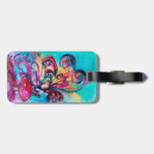 ÉTIQUETTE À BAGAGE PETITE ELLE DE CHAMPIGNONS (Dos horizontal)