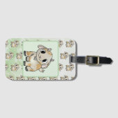 Étiquette À Bagage petites chèvres à bagages (Devant Horizontal)