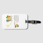 Étiquette À Bagage Peu importe jusqu'où je vais J'appelle toujours Ha (Devant Horizontal)