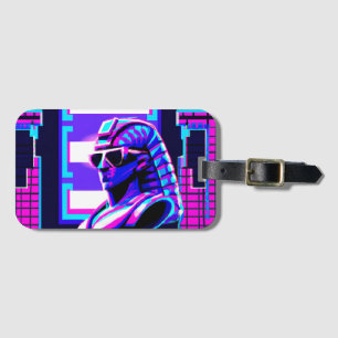 Étiquette À Bagage Pharaoh Synthwave