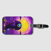 Étiquette À Bagage Pharaoh Synthwave (Devant Horizontal)