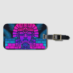 Étiquette À Bagage Pharaon Synthwave
