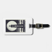 Étiquette À Bagage Phare de Diamond Head Hawaii Moon (Devant horizontal)