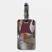 Étiquette À Bagage Phare de Foggy (Dos Vertical)