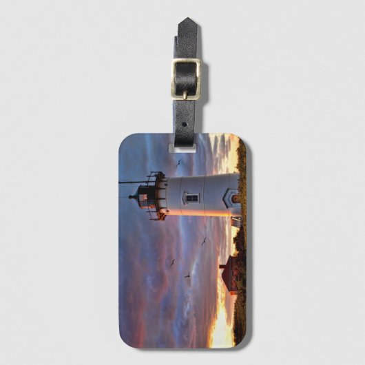 Étiquette À Bagage Phare de point de course (Devant Vertical)