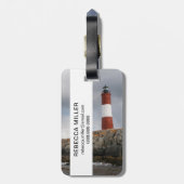 Étiquette À Bagage Phare du canal de Beagle (Dos Vertical)