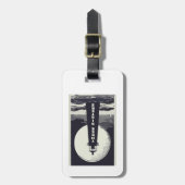 Étiquette À Bagage Phare Trois Soeurs Massachusetts Lune (Devant Vertical)