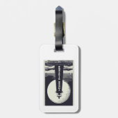 Étiquette À Bagage Phare Trois Soeurs Massachusetts Lune (Dos Vertical)