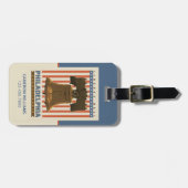 Étiquette À Bagage Philadelphie | Liberty Bell (Devant horizontal)