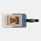 Étiquette À Bagage Philadelphie | Liberty Bell (Dos horizontal)