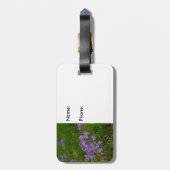 Étiquette À Bagage Phlox bleu sauvage (Dos Vertical)