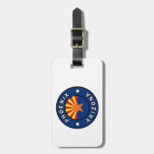 Étiquette À Bagage Phoenix Arizona (Devant Vertical)