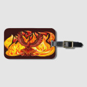 Étiquette À Bagage Phoenix mythologique immortelle Créature (Devant Horizontal)