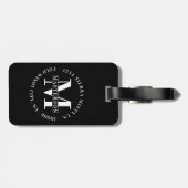 Étiquette À Bagage Photo (Dos horizontal)