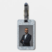 Étiquette À Bagage Photo (Dos Vertical)