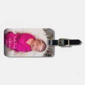 Étiquette À Bagage Photo de bébé (Devant horizontal)