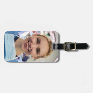 Étiquette À Bagage Photo de docteur personnaliser