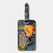 Étiquette À Bagage Photo de Flower (Dos Vertical)