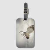 Étiquette À Bagage Photo de la nature des rennes (Devant Vertical)