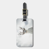 Étiquette À Bagage Photo de la nature des rennes (Devant Vertical)