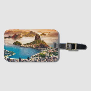 Étiquette À Bagage Photo de la ville de Rio de Janeiro