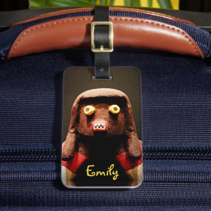 Étiquette À Bagage Photo de visage de poupée Kachina Nom personnalisé