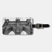 Étiquette À Bagage Photo du pont de Brooklyn dans NYC (Devant horizontal)