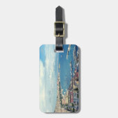 Étiquette À Bagage Photo Naples Italie Côte (Devant Vertical)