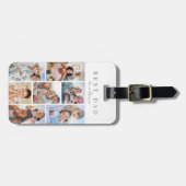 Étiquette À Bagage Photo papa personnalisée (Devant horizontal)