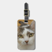 Étiquette À Bagage Photo personnalisée (Devant Vertical)