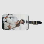 Étiquette À Bagage Photo personnalisée (Devant Horizontal)