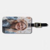 Étiquette À Bagage Photo personnalisée (Devant horizontal)