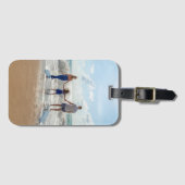 Étiquette À Bagage Photo personnalisée (Devant Horizontal)