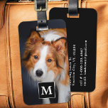 Étiquette À Bagage Photo Personnalisée Famille Animaux de Compagnie M<br><div class="desc">Embarquez sur vos voyages avec une touche de personnalité et un soupçon de fantaisie avec notre Tag photo moderne conçu spécialement pour les amoureux de les chiens. Que vous soyez en voyage d'affaires ou en voyage d'affaires, cette étiquette de bagage vous assure que vos effets personnels sont à la fois...</div>