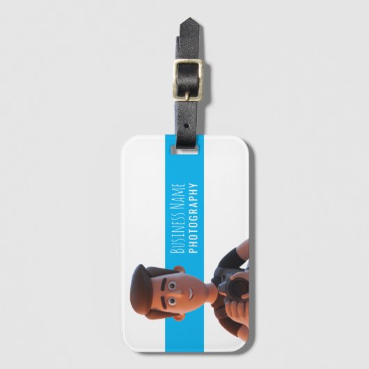 Étiquette À Bagage photographe (Devant Vertical)