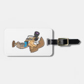 Étiquette À Bagage Photographe d'aventure garçon avec caméra (Devant horizontal)