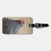 Étiquette À Bagage Photographe de Plymouth Barred Rock (Devant horizontal)