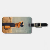 Étiquette À Bagage Photographe Full Simple (Devant horizontal)