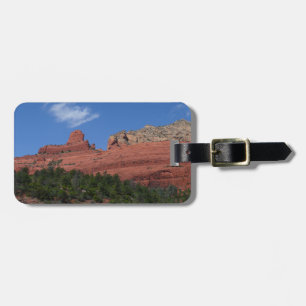 Étiquette À Bagage Photographie de Steamboat Rock à Sedona Arizona