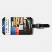 Étiquette À Bagage Photographie des valises (Devant horizontal)