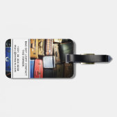 Étiquette À Bagage Photographie des valises (Dos horizontal)
