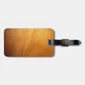 Étiquette À Bagage Photographie véritable | du cuir | de | (Dos horizontal)