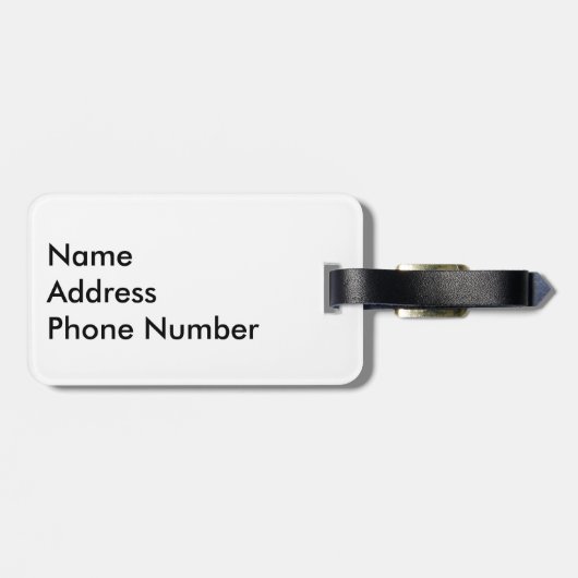 Étiquette À Bagage Physiothérapeute (Dos horizontal)