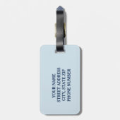 Étiquette À Bagage Physiothérapie faite sur commande (Dos Vertical)